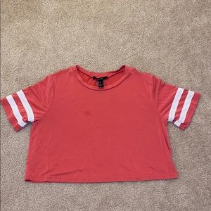 Coral crop top